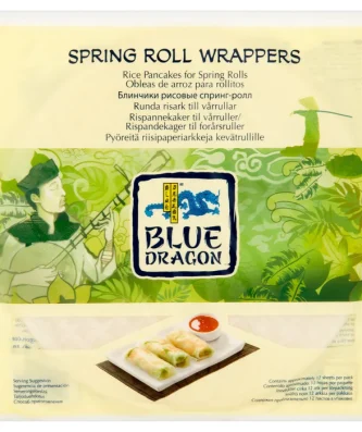 Blue Dragon Spring Roll Wrappers 134g
