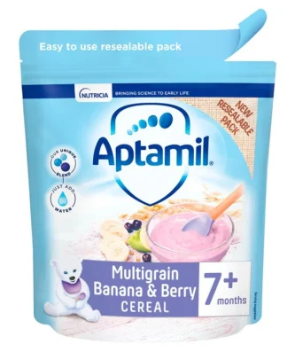 Aptamil Multigrain Banana & Berry Baby Cereal 200g