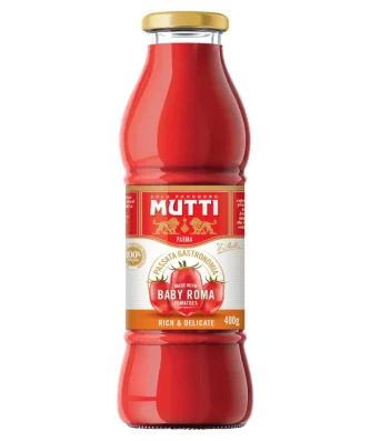 Mutti Passata Gastronomia Baby Roma Tomatoes 400g