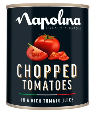 Napolina Chopped Tomatoes in a Rich Tomato Juice 800g