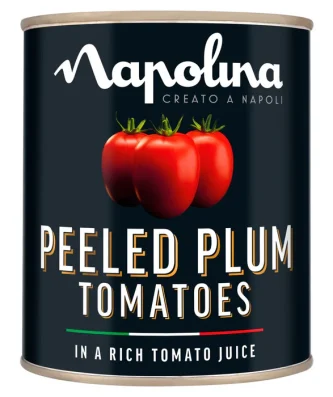 Napolina Peeled Plum Tomatoes in a Rich Tomato Juice 800g