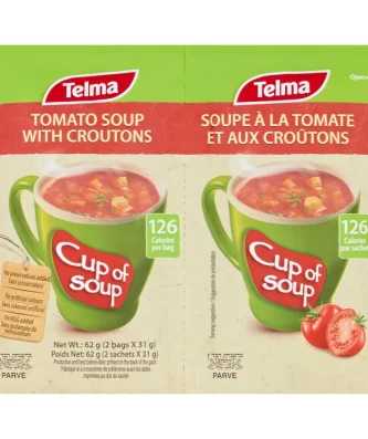 Telma Cup of Soup Tomato with Croutons 2 x 31g