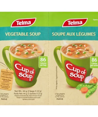Telma Cup of Soup Vegetable with Croutons 2 x 22g