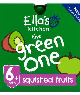 Ella's Kitchen Organic Smoothie Fruits The Green One 5 x 90g