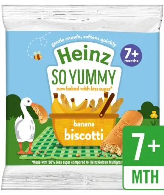 Heinz Banana Biscotti 7 Mths+ 60g