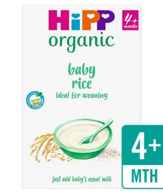 HiPP Organic 100% Baby Rice 4+ Months 160g