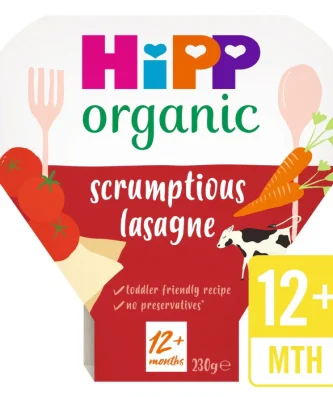 HiPP Organic Scrumptious Lasagne Tray 1-3 Years 230g