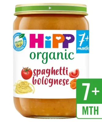 HiPP Organic Spaghetti Bolognese Baby Food Jar 7+ Months 190g