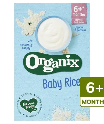 Organix Baby Rice Cereal 100g