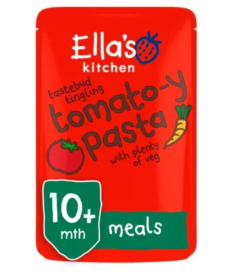 Ella's Kitchen Organic Tomato-y Pasta with Veg Pouch 10+ Mths 190g