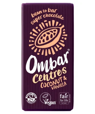 Ombar Centres Coconut & Vanilla Chocolate 35g