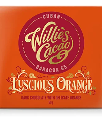 Willie's Cacao Dark Chocolate with Luscious Orange 50g