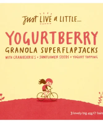 Just Live a Little Yogurtberry Superflapjack Multipack 3 x 45g