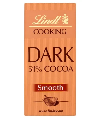 Lindt 51% Dark Cooking Chocolate Bar 200g