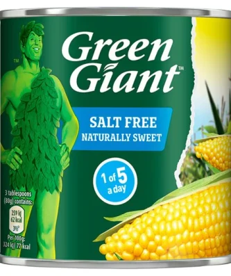 Green Giant No Added Salt Sweetcorn 340g