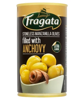 Fragata Anchovy Stuffed Olives in Brine 350g