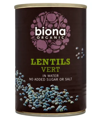 Biona Organic Lentils Vert 400g