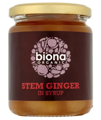 Biona Organic Stem Ginger In Syrup 330g