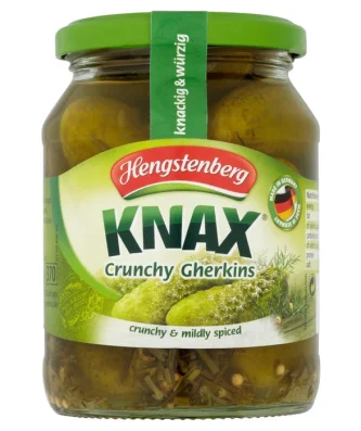 Hengstenberg Knax Crunchy Gherkins 330g