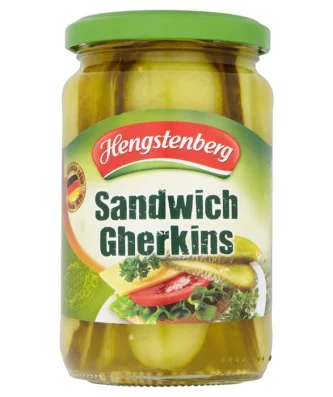 Hengstenberg Sandwich Gherkins 330g