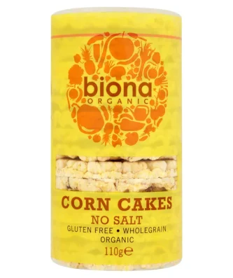 Biona Organic Corn Cakes No Salt 110g