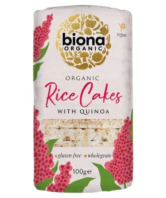 Biona Organic Rice Cakes With Quinoa 100g