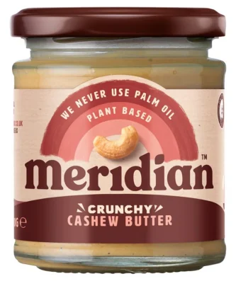 Meridian Crunchy Cashew Butter 170g