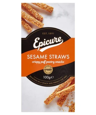 Epicure Sesame Straws 100g