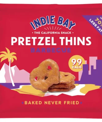 Indie Bay Snacks Pretzel Thins Barbecue 24g