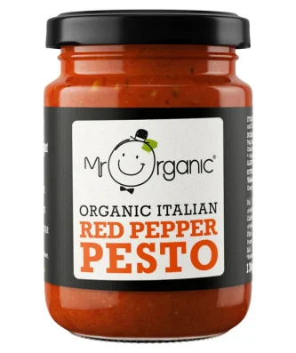Mr Organic Vegan Red Pepper Pesto 130g