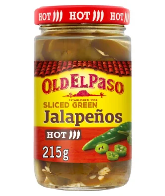 Old El Paso Sliced Green Jalapenos 215g