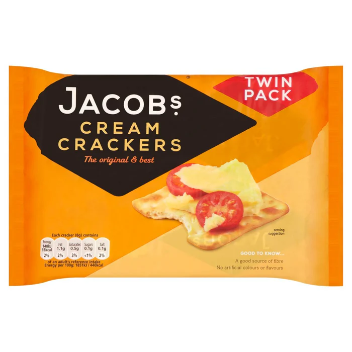 Jacob's Cream Crackers 2 x 200g
