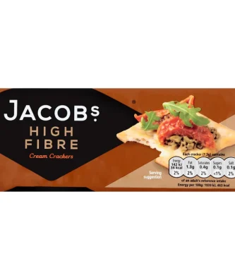 Jacob's Cream Crackers High Fibre 200g