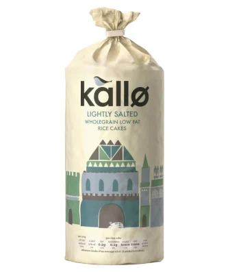 Kallo Lightly Salted Wholegrain Rice Cakes 130g