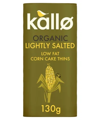 Kallo Organic Corn Cake Thins 130g