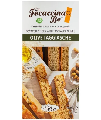 La Focaccina Bo Taggiasca Olive Focaccina 100g