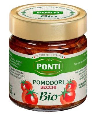 Ponti Organic Sundried Tomatoes 240g