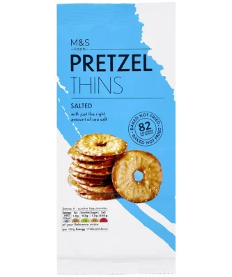 M&S Salted Pretzel Thins 80g