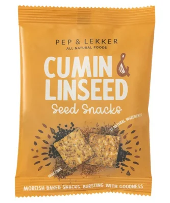 Pep & Lekker Natural Foods Seed Snack Cumin & Linseed 30g