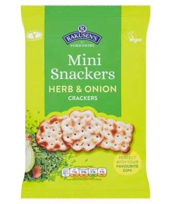 Rakusen's Herb & Onion Flavoured Snackers 85g