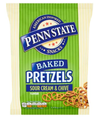 Penn State Sour Cream & Chive Pretzels 175g