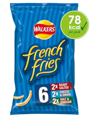 Walkers French Fries Variety Snacks 6 x 18g