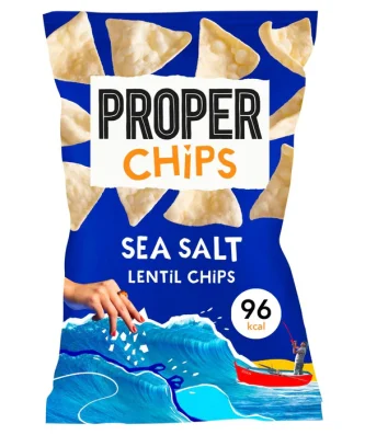 Properchips Sea Salt Lentil Tortilla Chip 20g
