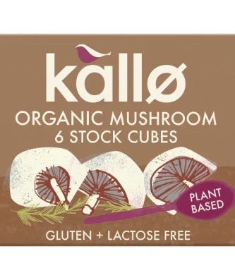 Kallo Organic Mushroom Stock Cubes 6 x 11g