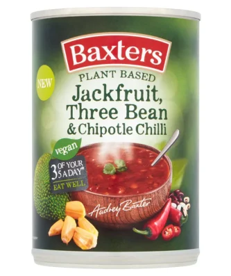 Baxters Plant Based Jackfruit Three Bean & Chipotle Chilli Soup 380g