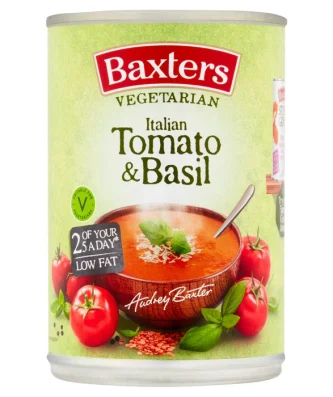 Baxters Vegetarian Italian Tomato & Basil Soup 400g