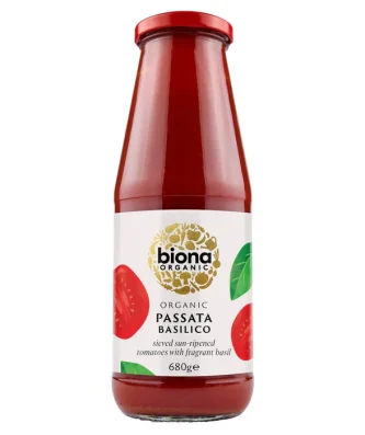 Biona Organic Passata with Basil 700g