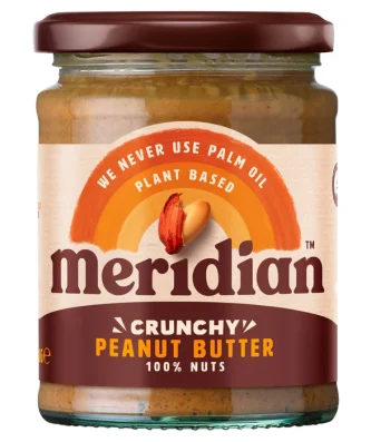 Meridian No Added Salt Crunchy Peanut Butter 280g