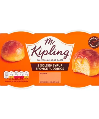 Mr Kipling Golden Syrup Sponge Puddings 2 per pack