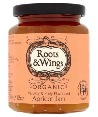 Roots & Wings Organic Apricot Jam 340g